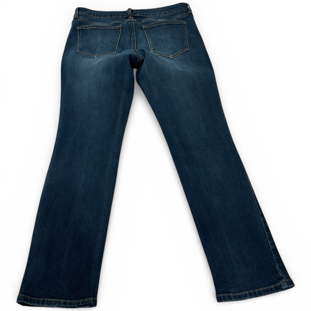 Classic Blue Dark Wash Women's New Directions Size 8P Straight Leg Jeans